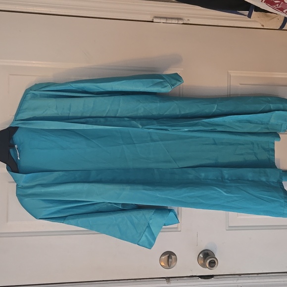 Blue Satin Robe - Picture 7 of 7